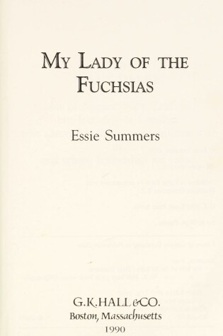 Cover of My Lady of the Fuchsias