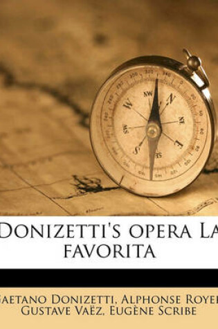 Cover of Donizetti's Opera La Favorita