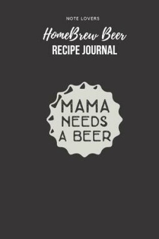 Cover of Mama Needs A Beer - Homebrew Beer Recipe Journal