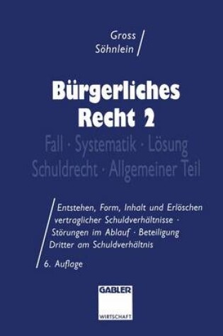 Cover of Burgerliches Recht