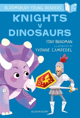 Book cover for Knights V Dinosaurs: A Bloomsbury Young Reader