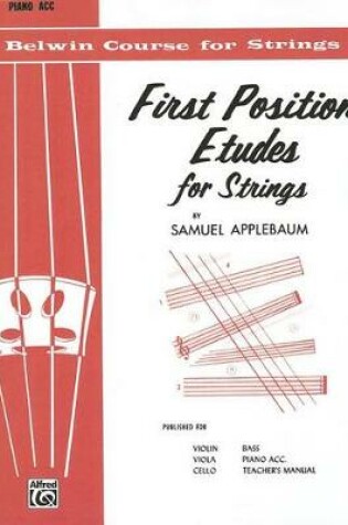 Cover of First Position Etudes for Strings