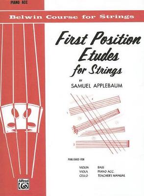 Cover of First Position Etudes for Strings