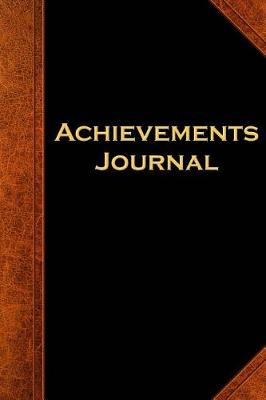 Cover of Achievements Journal Vintage Style