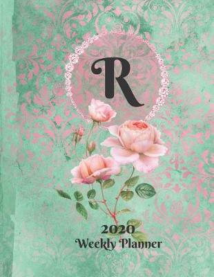 Book cover for Plan On It Large Print 2020 Weekly Calendar Planner 15 Months Notebook Includes Address Phone Number Pages - Monogram Letter R