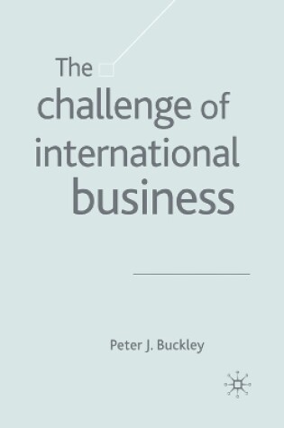 Cover of The Challenge of International Business