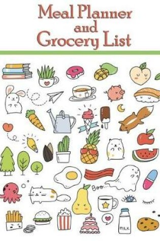Cover of meal planner and grocery list