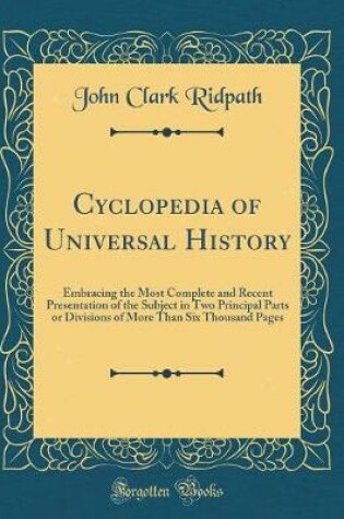 Cover of Cyclopedia of Universal History