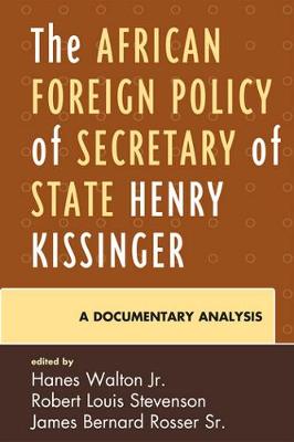 Book cover for The African Foreign Policy of Secretary of State Henry Kissinger