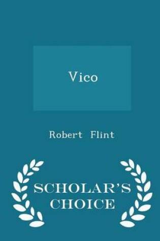 Cover of Vico - Scholar's Choice Edition