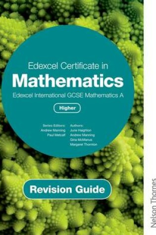 Cover of Edexcel Certificate in Mathematics Edexcel International GCSE Mathematics Higher Revision Guide