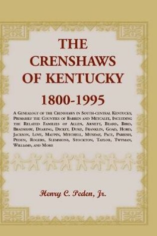 Cover of The Crenshaws of Kentucky, 1800-1995