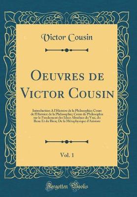 Book cover for Oeuvres de Victor Cousin, Vol. 1