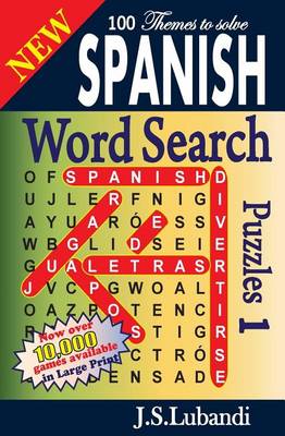 Book cover for New SPANISH Word Search Puzzles