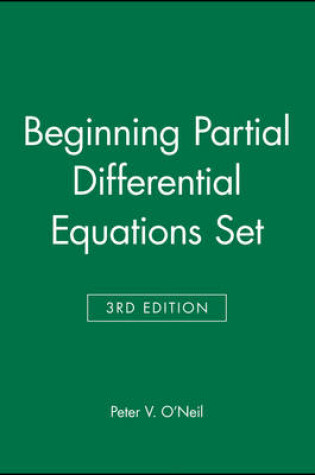 Cover of Beginning Partial Differential Equations Set