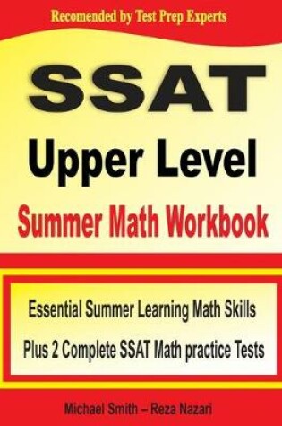 Cover of SSAT Upper Level Summer Math Workbook