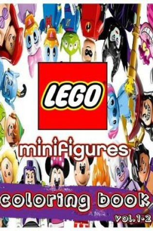 Cover of Lego Minifigures Coloring Book Vol.1-2