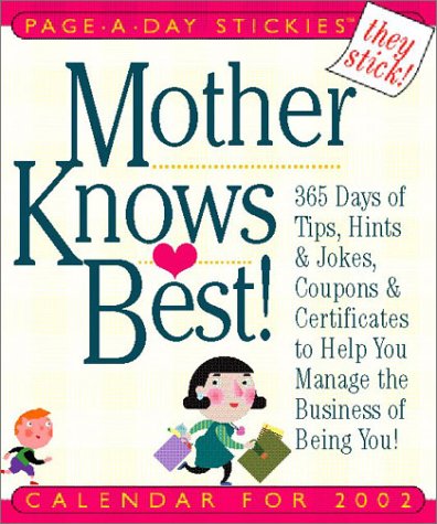 Book cover for Mother Knows Best! Pageaday Stick