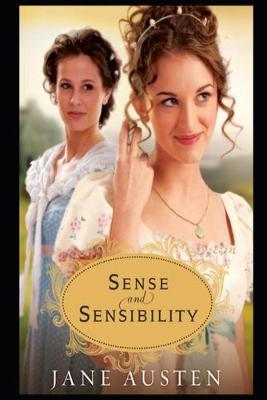 Book cover for Sense and Sensibility By Jane Austen (Fiction & Romance novel) "Unabridged & Annotated Edition"