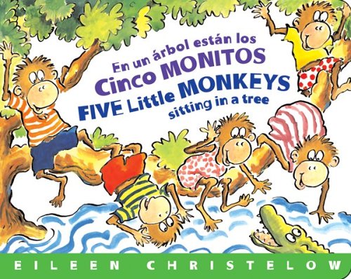 Book cover for En Un Arbol Estan Los Cinco Monitos / Five Little Monkeys Sitting in a Tree