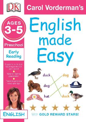 Book cover for English Made Easy Preschool Early Reading Ages 3-5