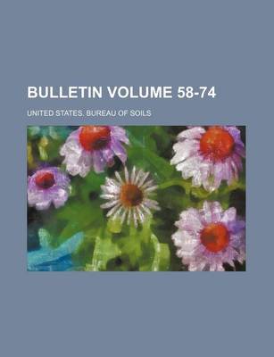 Book cover for Bulletin Volume 58-74