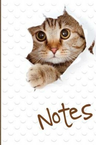 Cover of Cat Notebook, Notes, Jotter, Notebook, Lined Pages