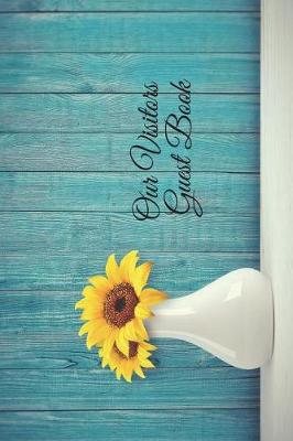 Book cover for Our Visitors Guest Book Daisies