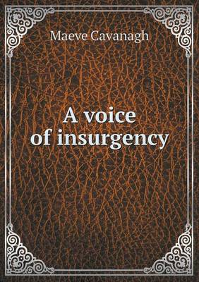 Book cover for A voice of insurgency