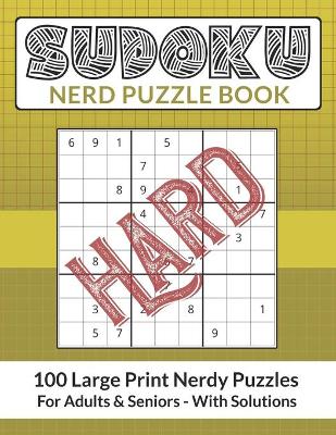 Book cover for Sudoku Nerd Puzzle Book