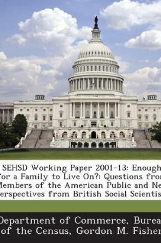 Cover of Sehsd Working Paper 2001-13