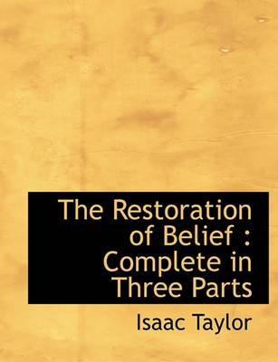 Book cover for The Restoration of Belief