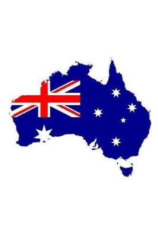 Cover of Flag of Australia Overlaid on the Australian Map Journal