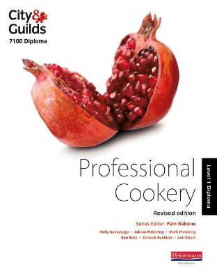 Book cover for City & Guilds 7100 Diploma in Professional Cookery Level 1 Candidate Handbook, Revised Edition