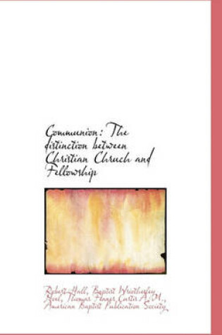 Cover of Communion