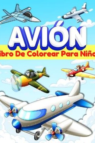 Cover of Aviones Libro De Colorear Para Niños