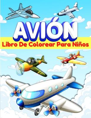 Book cover for Aviones Libro De Colorear Para Niños