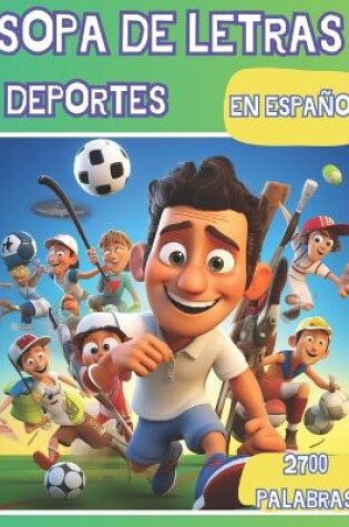 Cover of Sopa de Letras En Español Deportes