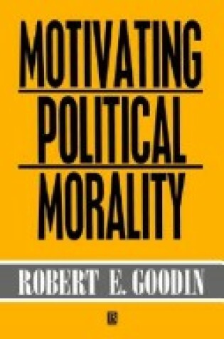 Cover of Motivating Political Morality