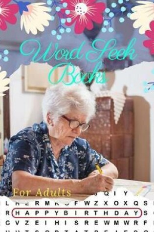 Cover of Word Seek Books For Adults