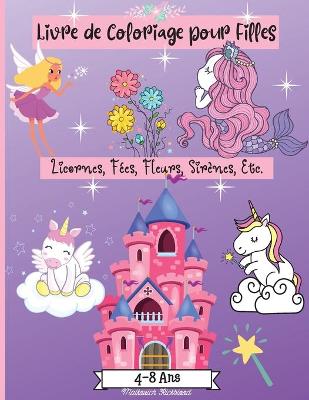 Book cover for Livre de Coloriage pour Filles 4-8 ans