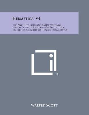 Book cover for Hermetica, V4