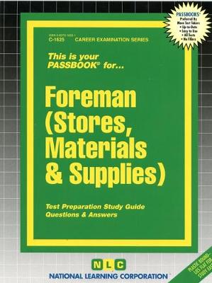 Book cover for Foreman (Stores, Materials & Supplies)