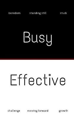 Book cover for Busy - Effective