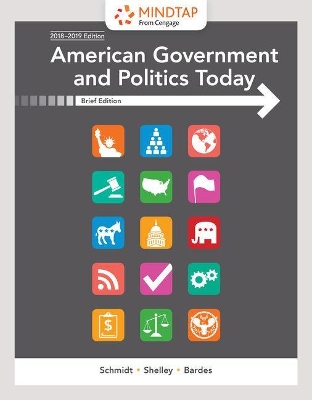 Book cover for Mindtap Political Science, 1 Term (6 Months) Printed Access Card for Schmidt/Shelley/Bardes' American Government and Politics Today, Brief, 10th