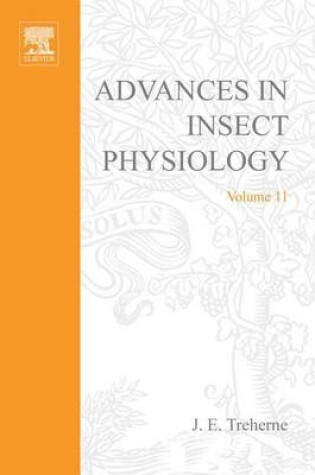Cover of Advances in Insect Physiology Vol 11 APL