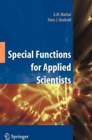 Cover of Special Functions for Applied Scientists