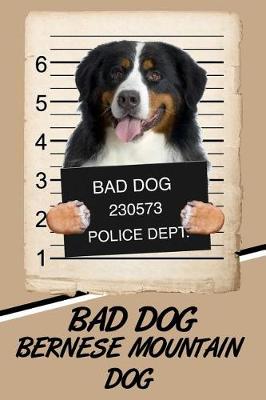 Book cover for Bad Dog Bernese Mountain Dog