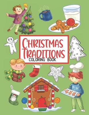 Cover of Christmas Traditions Coloring Book