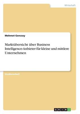 Book cover for Marktübersicht über Business Intelligence-Anbieter für kleine und mittlere Unternehmen